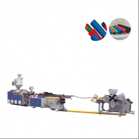 PA / PE / PP / PVC odi kan ṣoṣo, laini extrusion pipe pipe ti odi-meji