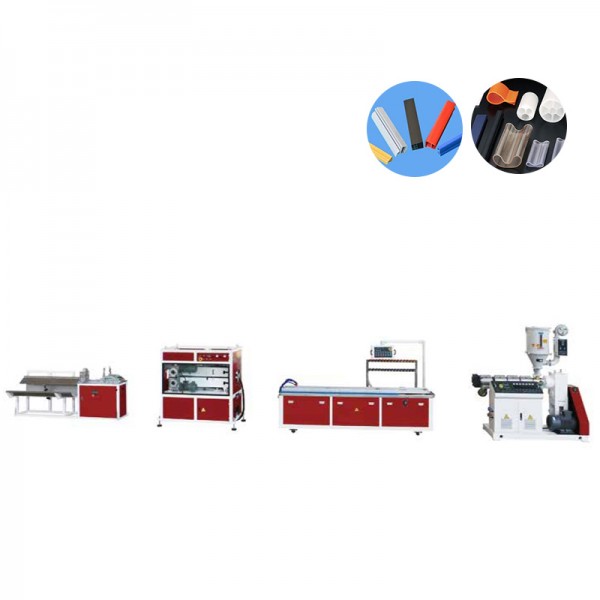 JWELL PVC PP PE PC ABS Kekere Profaili Extrusion Line
